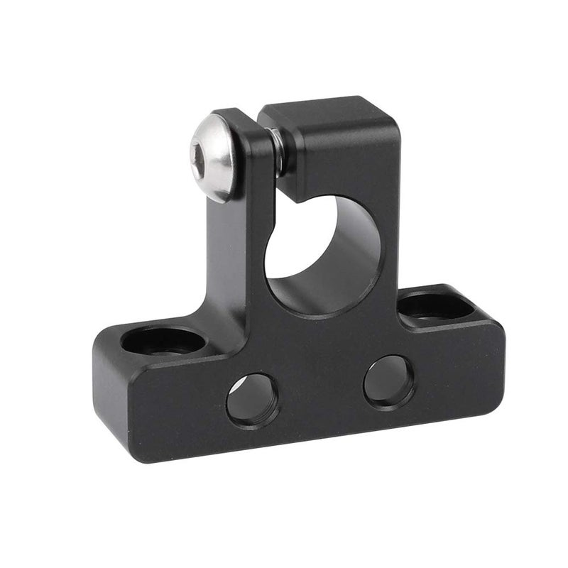 CAMVATE 15mm Single Rod Clamp with 1/4"-20 Unthreaded Mounting Points - 2318 - Image 1